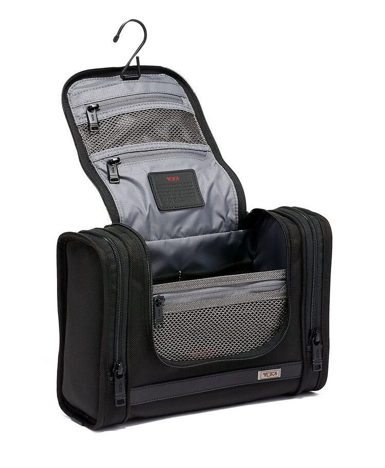 Tumi ALPHA Hanging Travel Kit BLACK 4 Tumi ALPHA Hanging Travel Kit BLACK - Image 2