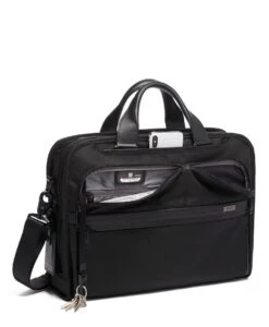 Tumi ALPHA Organizer Portfolio Brief BLACK -Tumi 117300 1041 hi res alt2 3