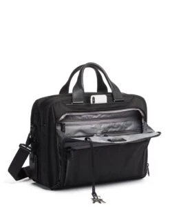 Tumi ALPHA Organizer Brief BLACK 12 Tumi ALPHA Organizer Brief BLACK -Tumi 117304 1041 hi res alt3 4