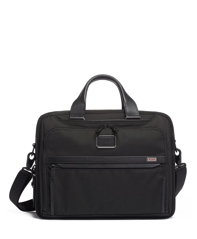 Tumi ALPHA Organizer Brief BLACK 3 Tumi ALPHA Organizer Brief BLACK