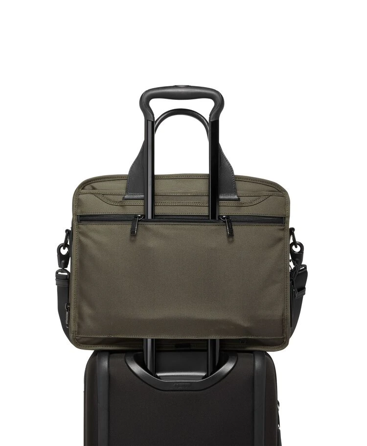Tumi ALPHA Expandable Organizer Laptop Brief OLIVE NIGHT 7 Tumi ALPHA Expandable Organizer Laptop Brief OLIVE NIGHT - Image 5