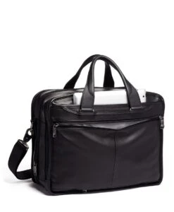 Tumi ALPHA Expandable Organizer Laptop Brief BLACK 13 Tumi ALPHA Expandable Organizer Laptop Brief BLACK -Tumi 117321 1041 hi res alt4 5