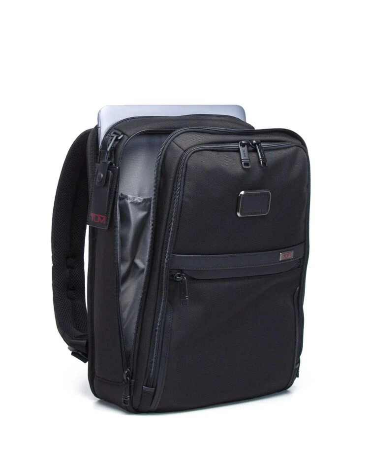 Tumi ALPHA Slim Backpack BLACK 4 Tumi ALPHA Slim Backpack BLACK - Image 2