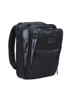 Tumi ALPHA Slim Backpack BLACK 10 Tumi ALPHA Slim Backpack BLACK -Tumi 117339 1041 hi res alt2 3