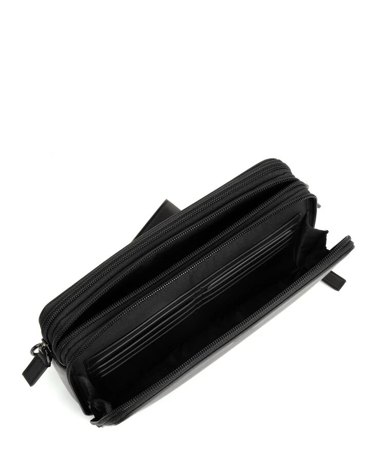 Tumi NASSAU Triple Zip Clutch BLACK SMOOTH 5 Tumi NASSAU Triple Zip Clutch BLACK SMOOTH - Image 3