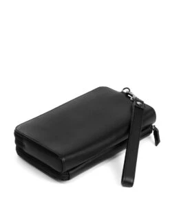 Tumi NASSAU Triple Zip Clutch BLACK SMOOTH 11 Tumi NASSAU Triple Zip Clutch BLACK SMOOTH -Tumi 130422 T060 hi res alt4 5