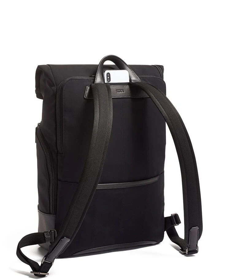 Tumi HARRISON Osborn Roll Top Backpack BLACK 7 Tumi HARRISON Osborn Roll Top Backpack BLACK - Image 5