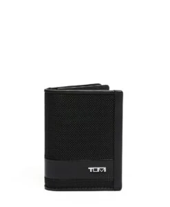Tumi ALPHA Gusseted Card Case BLACK