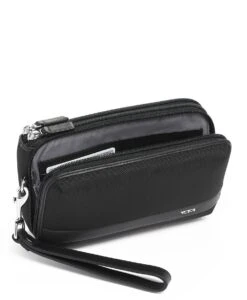 Tumi ALPHA Triple Zip Clutch BLACK 6 Tumi ALPHA Triple Zip Clutch BLACK -Tumi 135648 1041 hi res alt1 2
