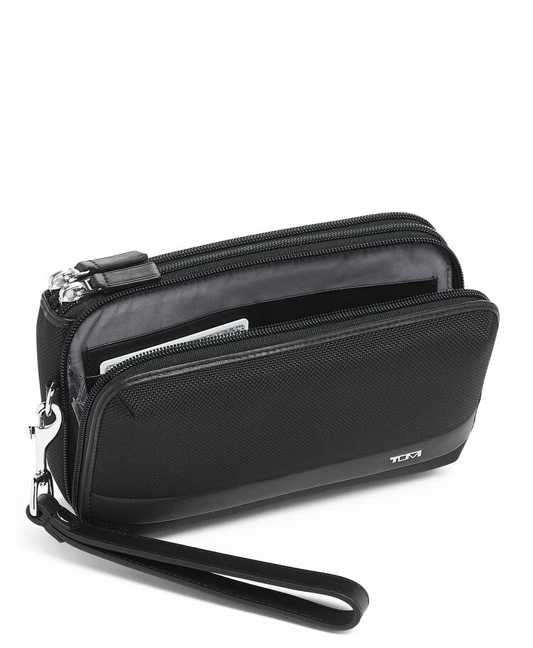Tumi ALPHA Triple Zip Clutch BLACK 4 Tumi ALPHA Triple Zip Clutch BLACK - Image 2
