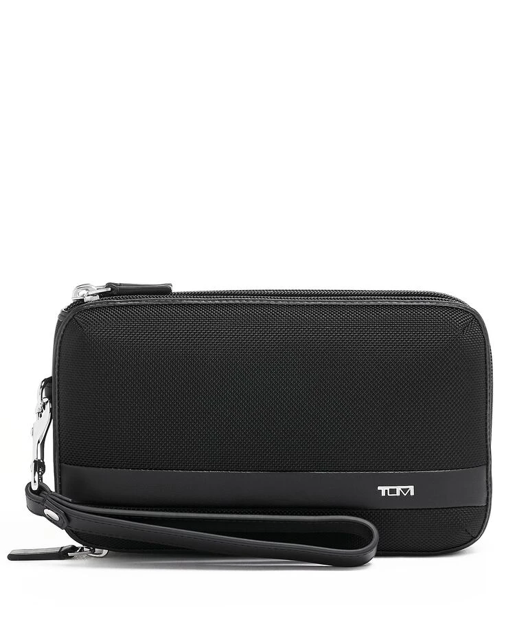 Tumi ALPHA Triple Zip Clutch BLACK 3 Tumi ALPHA Triple Zip Clutch BLACK