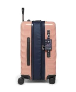 Tumi 19 DEGREE International Expandable 4 Wheeled Carry-On BLUSH/NAVY LIQUID PRINT -Tumi 139683 A207 hi res alt3 4