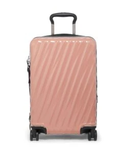 Tumi 19 DEGREE International Expandable 4 Wheeled Carry-On BLUSH/NAVY LIQUID PRINT