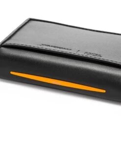 TUMI I MCLAREN Folding Card Case CARBON/PAPAYA -Tumi 140122 9546 hi res alt3 4