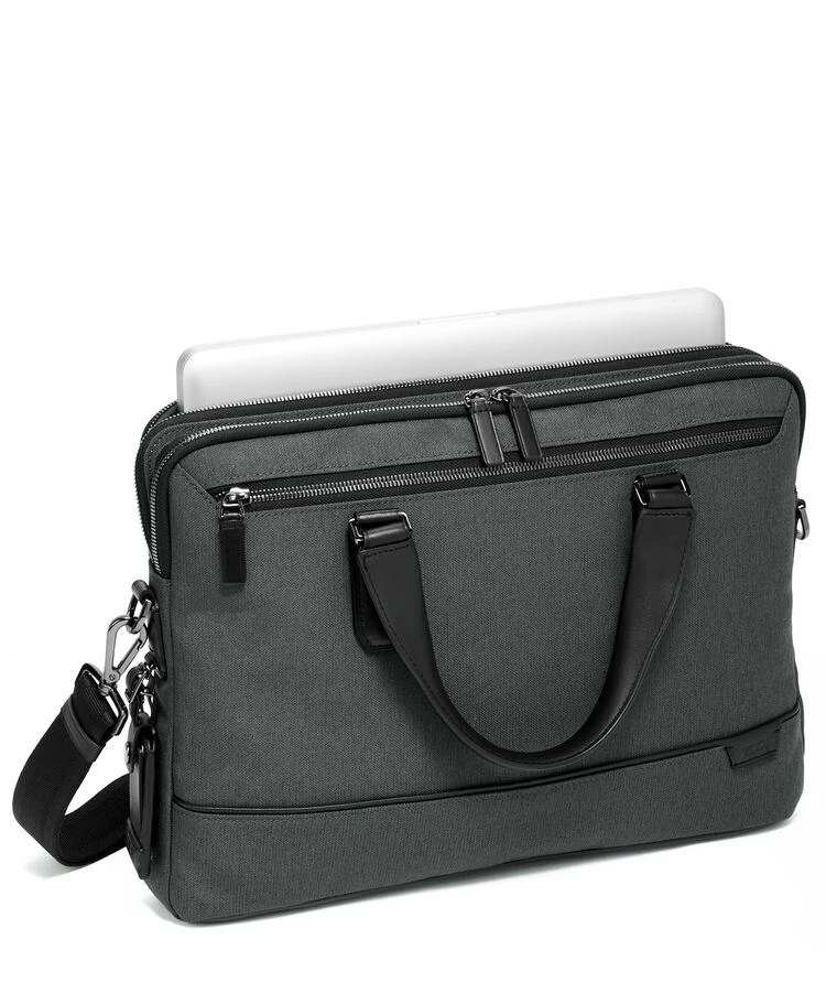 Tumi HARRISON Sycamore Slim Brief GRAPHITE 4 Tumi HARRISON Sycamore Slim Brief GRAPHITE - Image 2