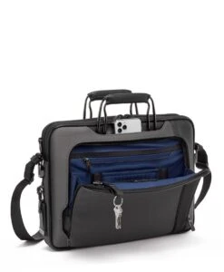 Tumi ARRIVÉ Hannover Slim Brief TITANIUM GREY -Tumi 142415 T491 hi res alt3 4