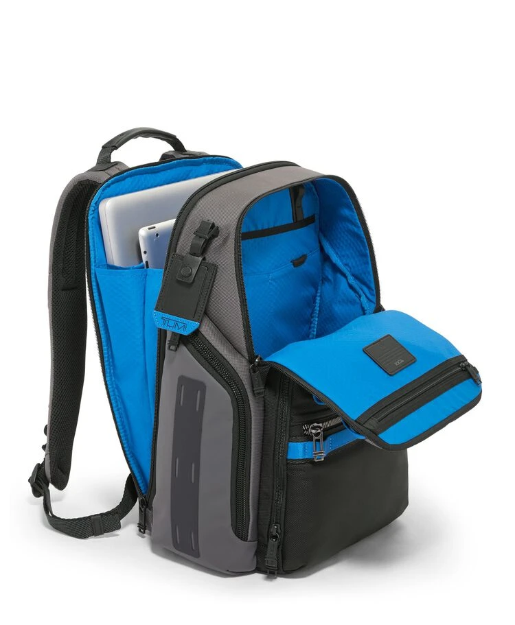 Tumi ALPHA BRAVO Search Backpack GREY/BLUE 4 Tumi ALPHA BRAVO Search Backpack GREY/BLUE - Image 2