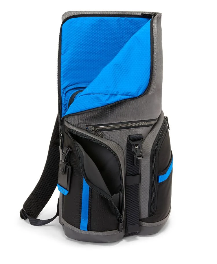 Tumi ALPHA BRAVO Logistics Backpack GREY/BLUE 4 Tumi ALPHA BRAVO Logistics Backpack GREY/BLUE - Image 2