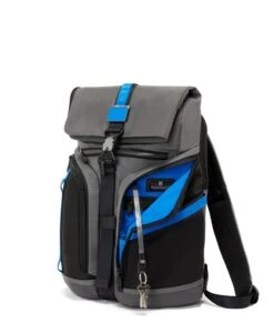 Tumi ALPHA BRAVO Logistics Backpack GREY/BLUE 12 Tumi ALPHA BRAVO Logistics Backpack GREY/BLUE -Tumi 142481 2665 hi res alt3 4