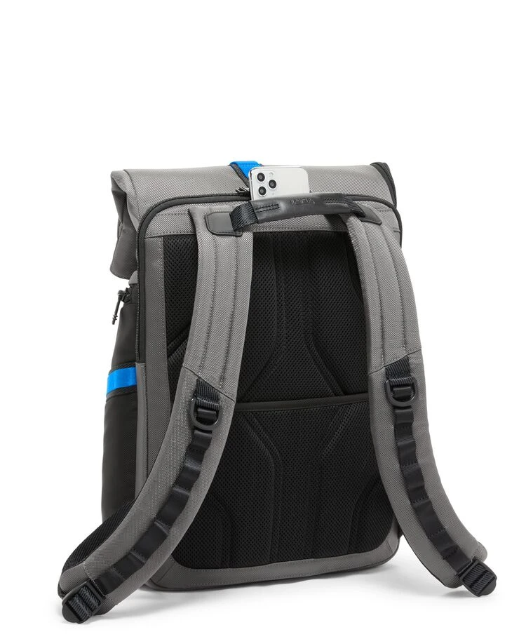 Tumi ALPHA BRAVO Logistics Backpack GREY/BLUE 8 Tumi ALPHA BRAVO Logistics Backpack GREY/BLUE - Image 6
