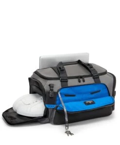 Tumi ALPHA BRAVO Mason Duffel GREY/BLUE -Tumi 142486 2665 hi res alt2 3