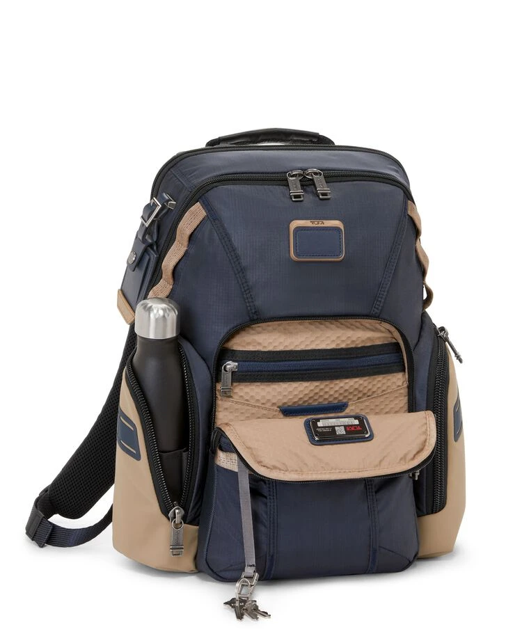 Tumi ALPHA BRAVO Navigation Backpack MIDNIGHT NAVY/KHAKI 5 Tumi ALPHA BRAVO Navigation Backpack MIDNIGHT NAVY/KHAKI - Image 3