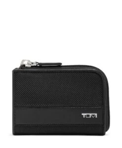 Tumi ALPHA Zip Card Case BLACK