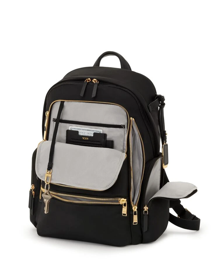 Tumi VOYAGEUR Celina Backpack BLACK/GOLD 4 Tumi VOYAGEUR Celina Backpack BLACK/GOLD - Image 2
