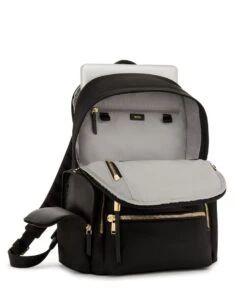 Tumi VOYAGEUR Celina Backpack BLACK/GOLD 13 Tumi VOYAGEUR Celina Backpack BLACK/GOLD -Tumi 146566 2693 hi res alt3 4