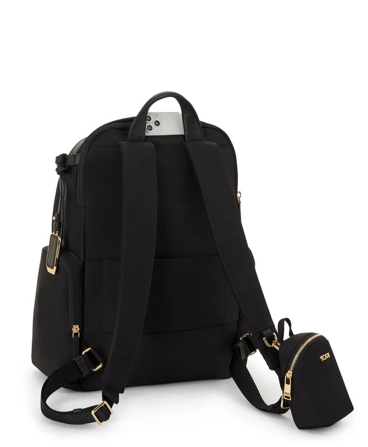 Tumi VOYAGEUR Celina Backpack BLACK/GOLD 8 Tumi VOYAGEUR Celina Backpack BLACK/GOLD - Image 6