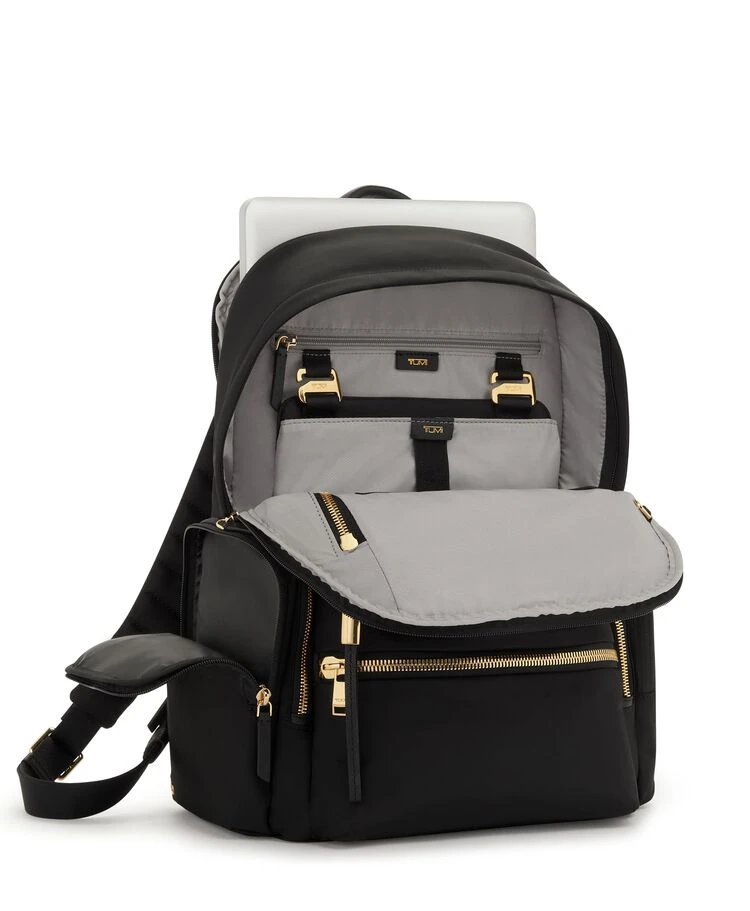 Tumi VOYAGEUR Celina Backpack BLACK/GOLD 9 Tumi VOYAGEUR Celina Backpack BLACK/GOLD - Image 7
