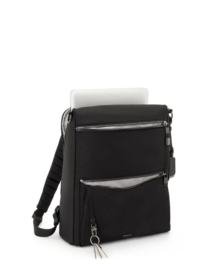 Tumi VOYAGEUR Leigh Backpack/Tote BLACK/GUNMETAL 4 Tumi VOYAGEUR Leigh Backpack/Tote BLACK/GUNMETAL - Image 2