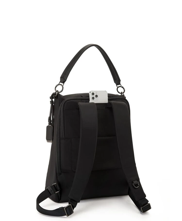 Tumi VOYAGEUR Leigh Backpack/Tote BLACK/GUNMETAL 6 Tumi VOYAGEUR Leigh Backpack/Tote BLACK/GUNMETAL - Image 4