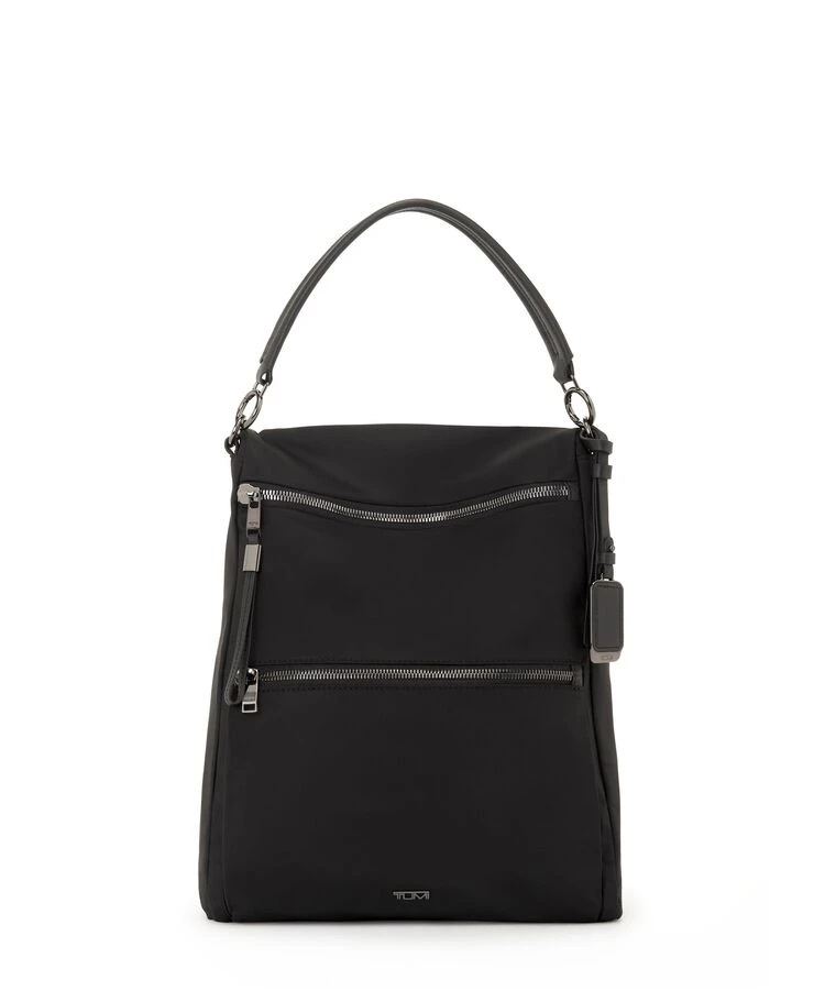 Tumi VOYAGEUR Leigh Backpack/Tote BLACK/GUNMETAL 3 Tumi VOYAGEUR Leigh Backpack/Tote BLACK/GUNMETAL