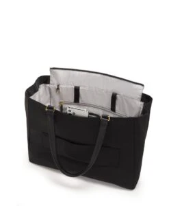 Tumi VOYAGEUR Valetta Large Tote BLACK/GOLD -Tumi 146570 2693 hi res alt5 6