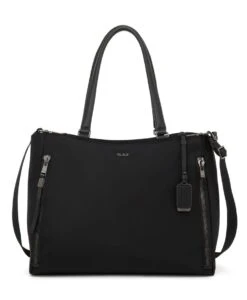 Tumi VOYAGEUR Valetta Large Tote BLACK/GUNMETAL