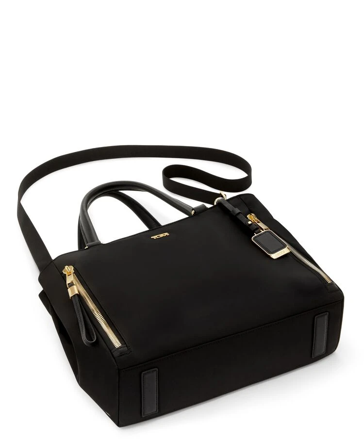 Tumi VOYAGEUR Valetta Medium Tote BLACK/GOLD 8 Tumi VOYAGEUR Valetta Medium Tote BLACK/GOLD - Image 6