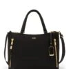 Tumi VOYAGEUR Valetta Medium Tote BLACK/GOLD -Tumi 146571 2693 hi res main 1