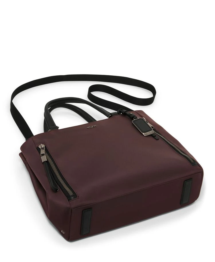 Tumi VOYAGEUR Valetta Medium Tote DEEP PLUM 7 Tumi VOYAGEUR Valetta Medium Tote DEEP PLUM - Image 5