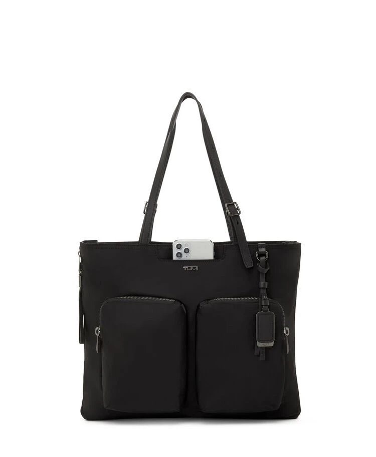 Tumi VOYAGEUR Cody Expandable Tote BLACK/GUNMETAL 4 Tumi VOYAGEUR Cody Expandable Tote BLACK/GUNMETAL - Image 2