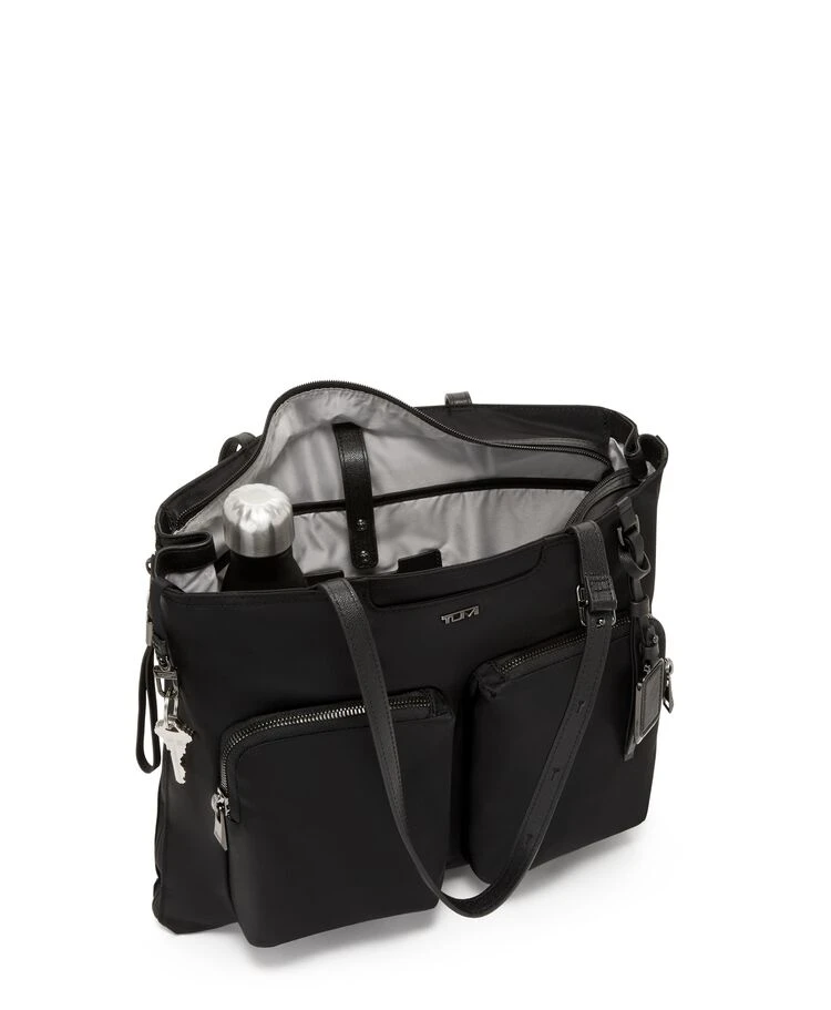 Tumi VOYAGEUR Cody Expandable Tote BLACK/GUNMETAL 6 Tumi VOYAGEUR Cody Expandable Tote BLACK/GUNMETAL - Image 4