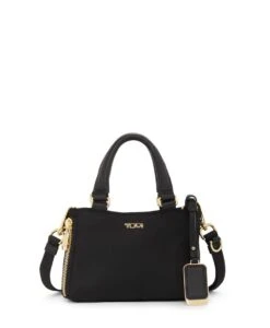 Tumi VOYAGEUR Valetta Micro Tote BLACK/GOLD