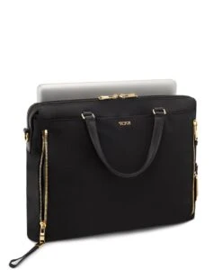 Tumi VOYAGEUR Kendallville Brief BLACK/GOLD -Tumi 146585 2693 hi res alt3 4