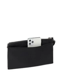 Tumi VOYAGEUR Ankara Wristlet Pouch BLACK/GUNMETAL -Tumi 146594 T522 hi res alt2 3