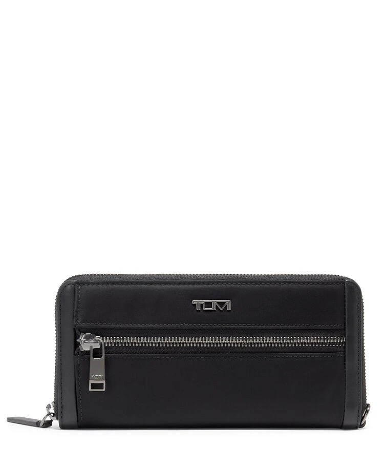 Tumi VOYAGEUR Zip-Around Continental BLACK/GUNMETAL 3 Tumi VOYAGEUR Zip-Around Continental BLACK/GUNMETAL