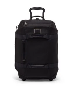Tumi ALPHA BRAVO International 2 Wheel Duffel Backpack Carry On BLACK