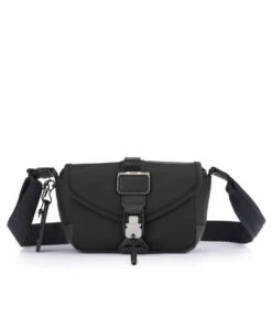 Tumi ALPHA BRAVO Compass Flap Crossbody BLACK