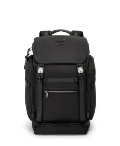 Tumi ALPHA BRAVO Expedition Flap Backpack BLACK
