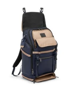 Tumi ALPHA BRAVO Expedition Backpack MIDNIGHT NAVY/KHAKI -Tumi 146692 A052 hi res alt3 4