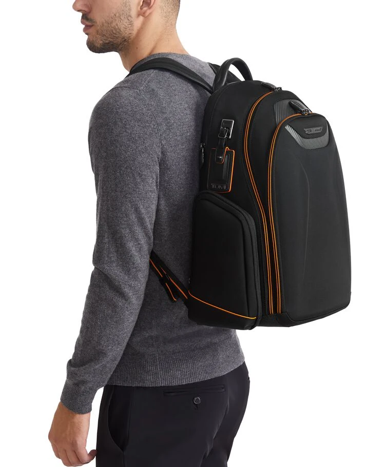 TUMI I MCLAREN Paddock Backpack BLACK 9 TUMI I MCLAREN Paddock Backpack BLACK - Image 7